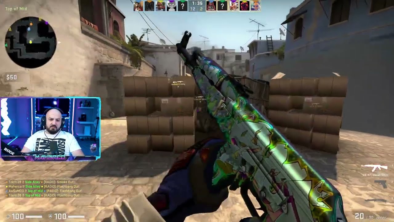 ماهركو وعقدة csgo واوسم بعرها جيم كلو ضحك🔥😂-CSGO
