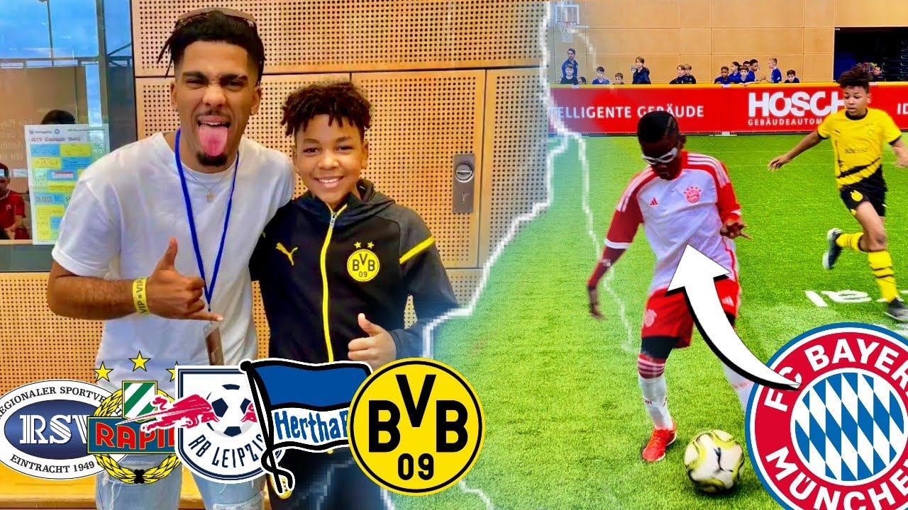 U12 AUSNAHME TALENTE von BAYERN,DORTMUND,HERTHA und Co. Zerstören beim HALLENMASTERS 🚨😱