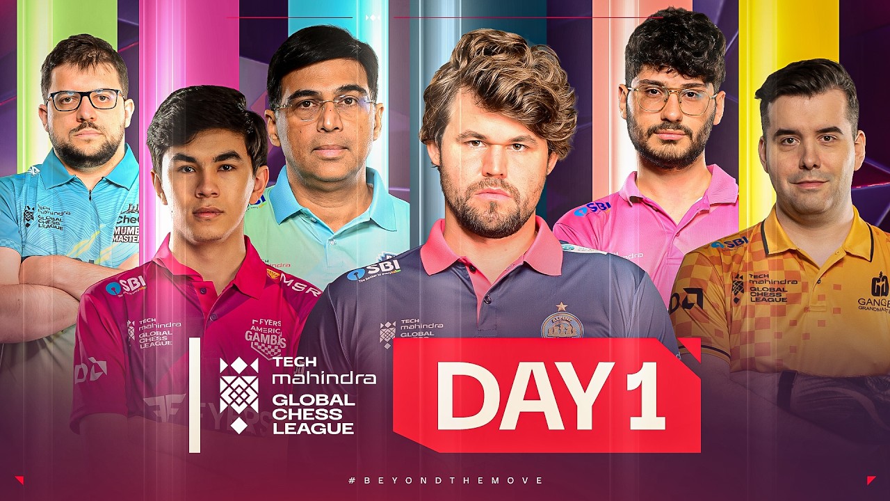 Vishy Anand vs Sindarov, MVL vs Carlsen | Global Chess League Day 1