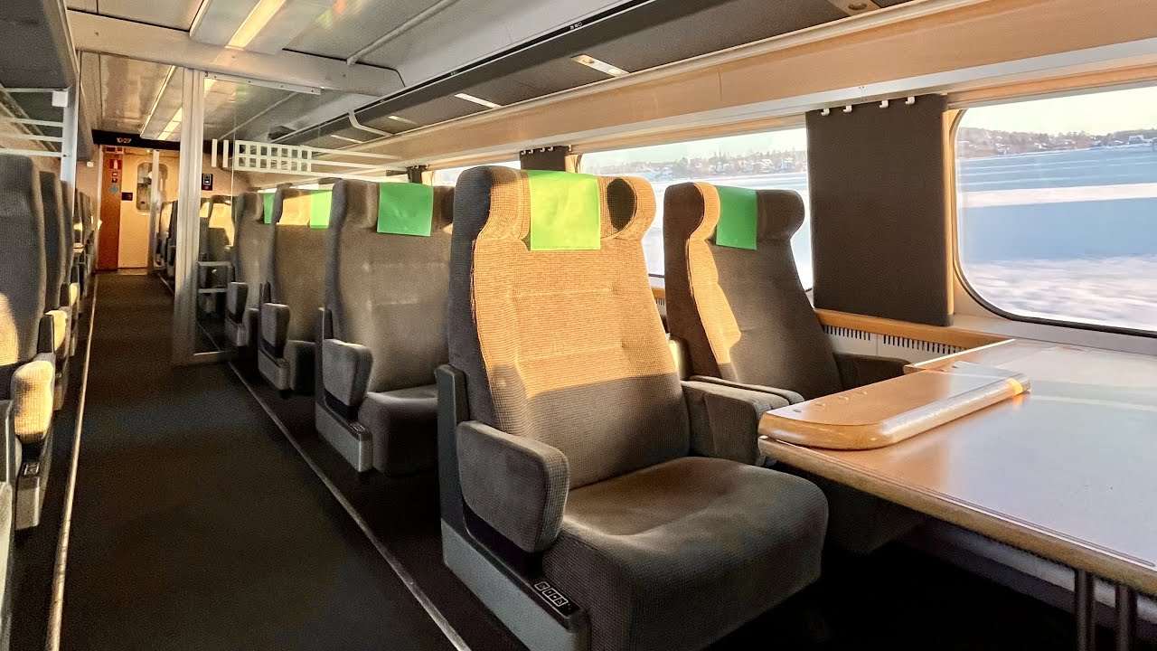 Resa från Stockholm till Sundsvall med X2000 | Vinter på Ostkustbanan