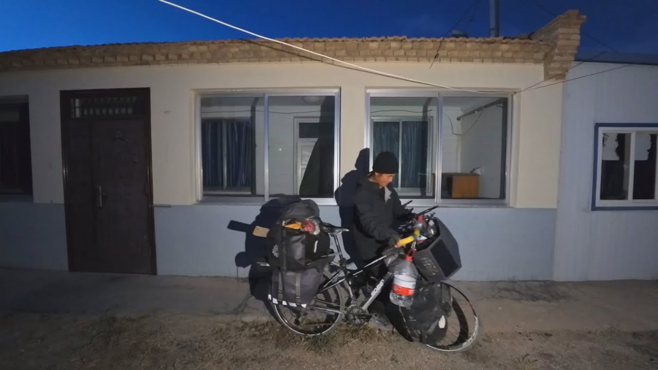 流浪中国来到肃南县祁连山，爬坡到天黑听说有狼好心大哥收留住宿【阿伟骑行之旅】