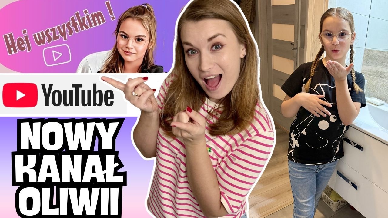 Nowy kanał Oliwii💖 Zrobiłam jej dwa warkocze🤭