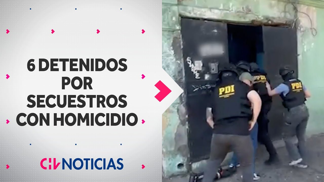 Seis detenidos por secuestros con homicidio: Sujeto estaría involucrado en rapto de Gonzalo Montoya