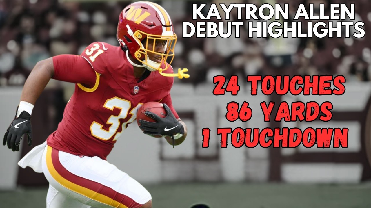 Kaytron Allen IMPRESSIVE NFL Debut 💪 | 2026 Preseason Highlights