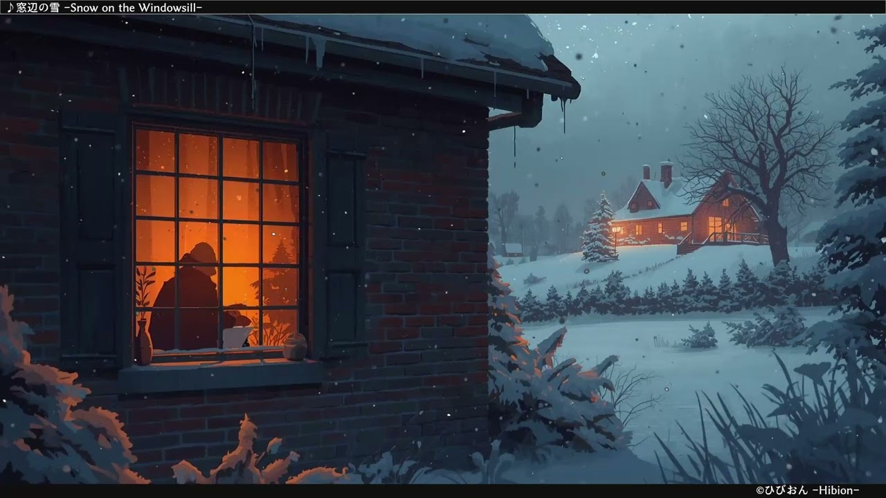 【作業用BGM】窓辺の雪 -Snow on the Windowsill-【Work soundtrack】