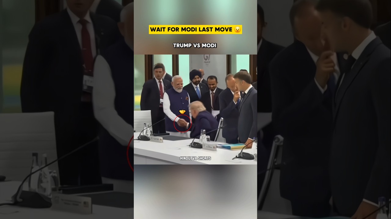 🔥 Everyone Stood for Trump... Then Trump Stood for Modi 😳