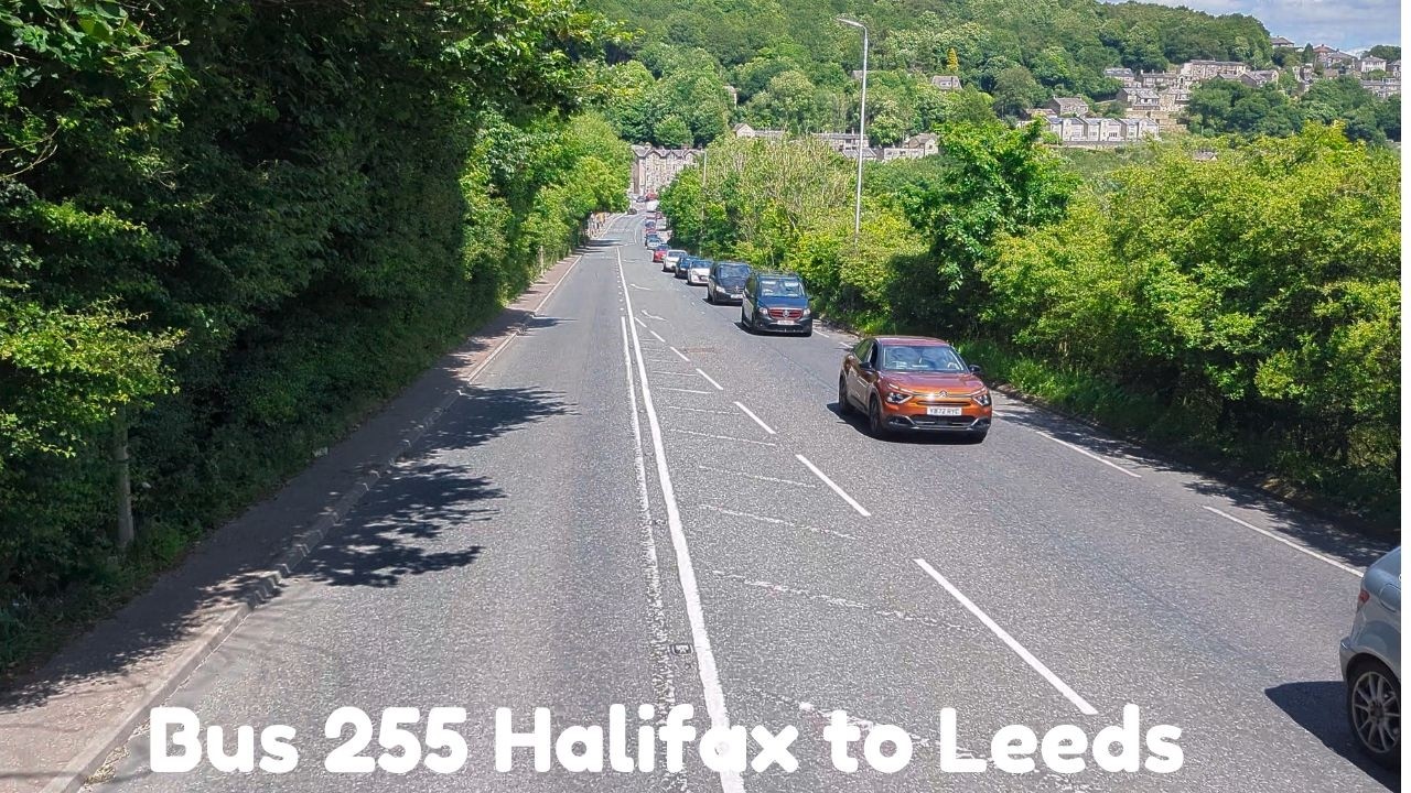West Yorkshire | Bus 255 from Halifax to Leeds UK | June 2024