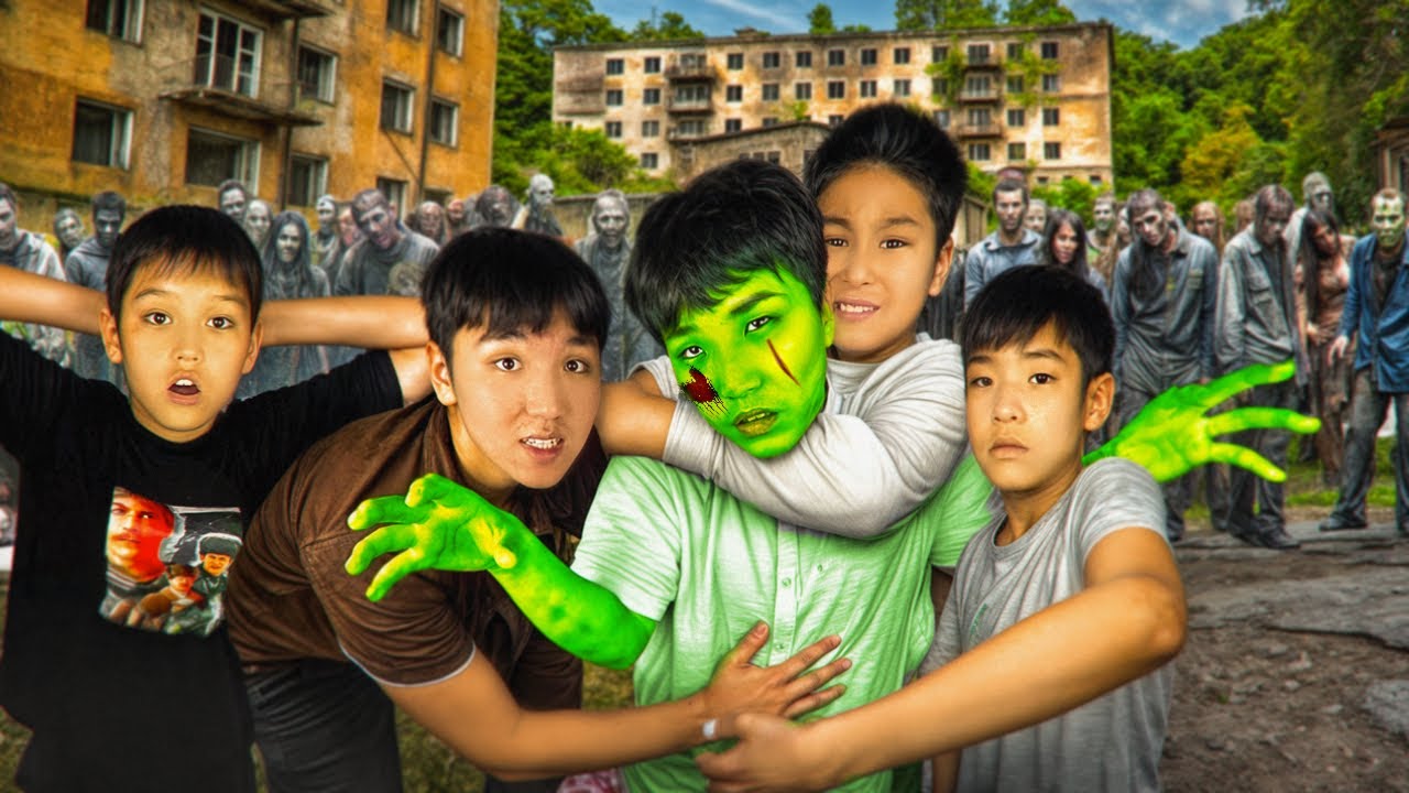 ЗОМБИ ІНІМДІ ТІСТЕП АЛДЫ😱 ЗОМБИ АПОКАЛИПСИС👥 МИНИ-ФИЛЬМ! 1 СЕРИЯ