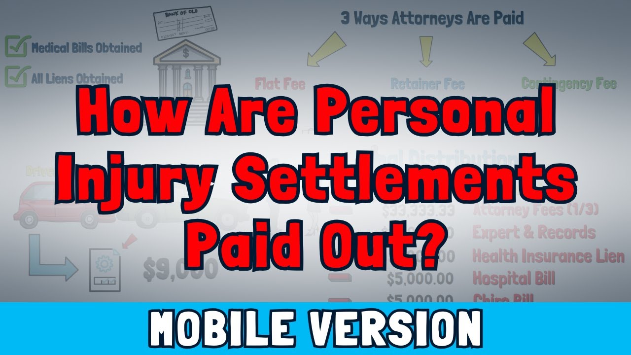 How Are Personal Injury Settlements Paid Out? | Animated Step-by-Step Summary (Mobile View / 9:16)