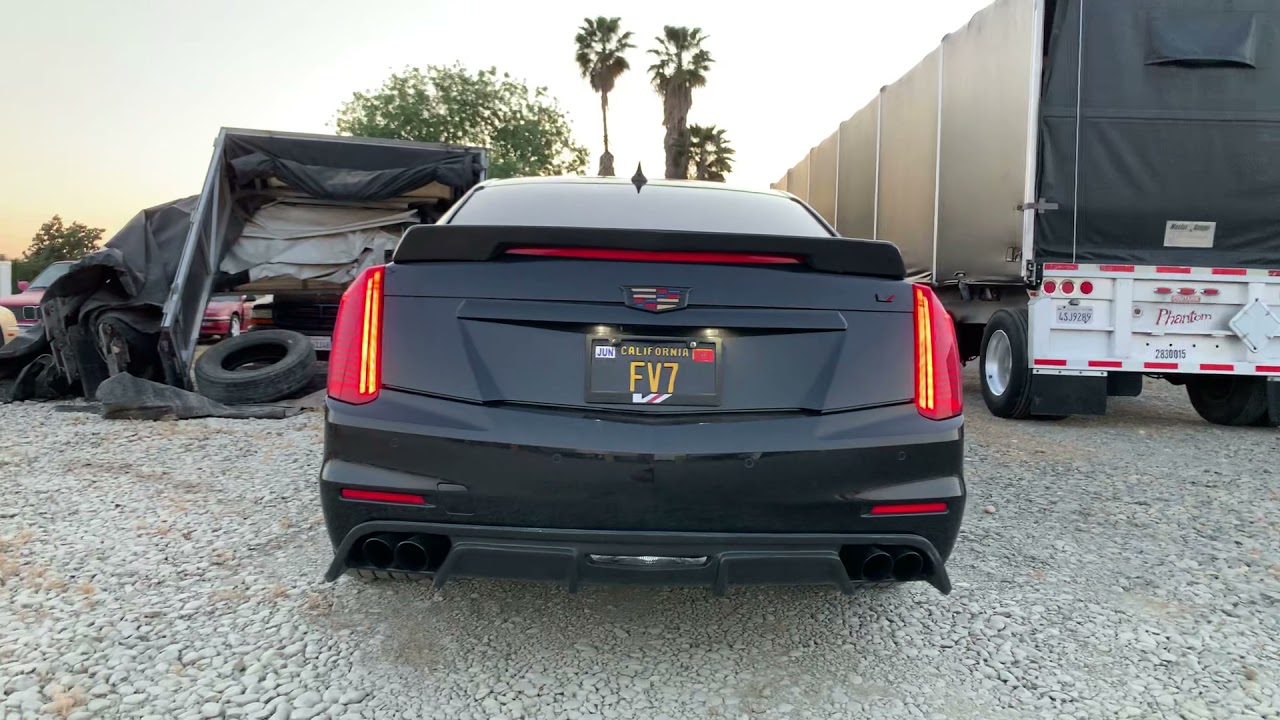 CTS Vsport cold start | Stock exhaust