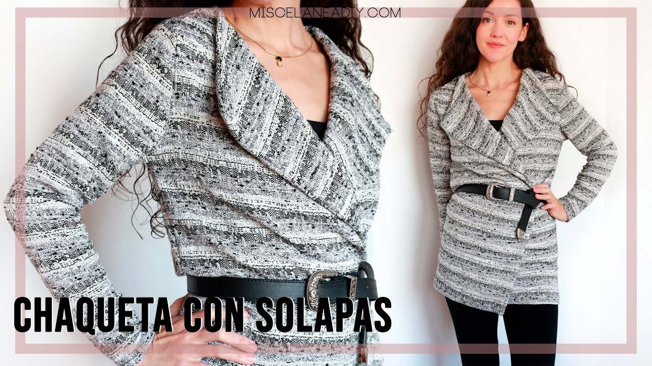 COMO HACER UNA CHAQUETA CON SOLAPAS FÁCIL