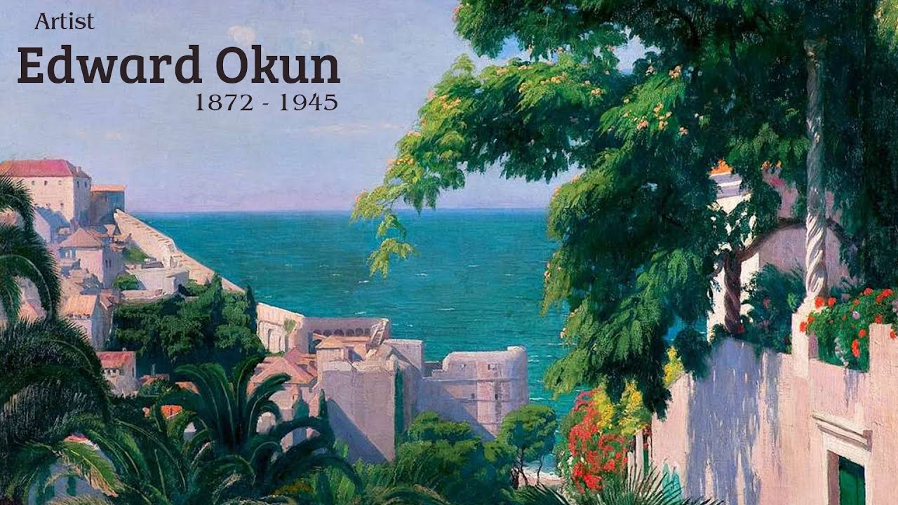 Artist Edward Okun (1872 - 1945) Nouveau Painter | WAA