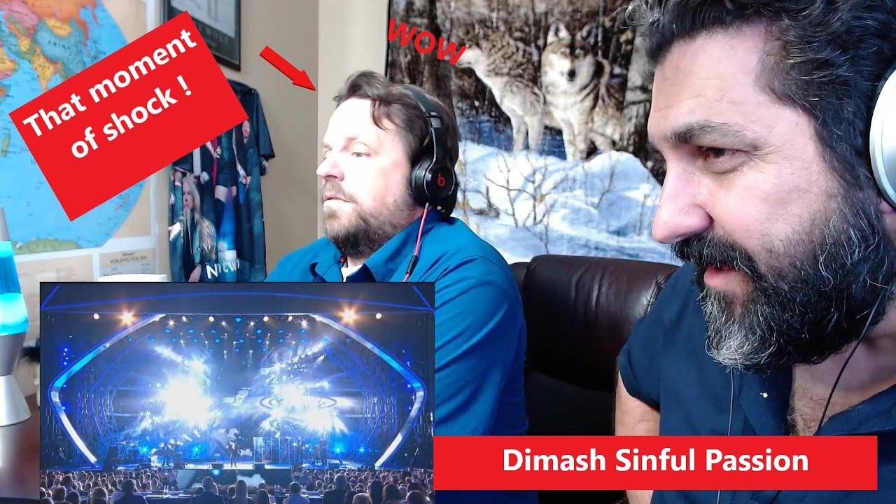 Dimash Sinful Passion reaction with guest