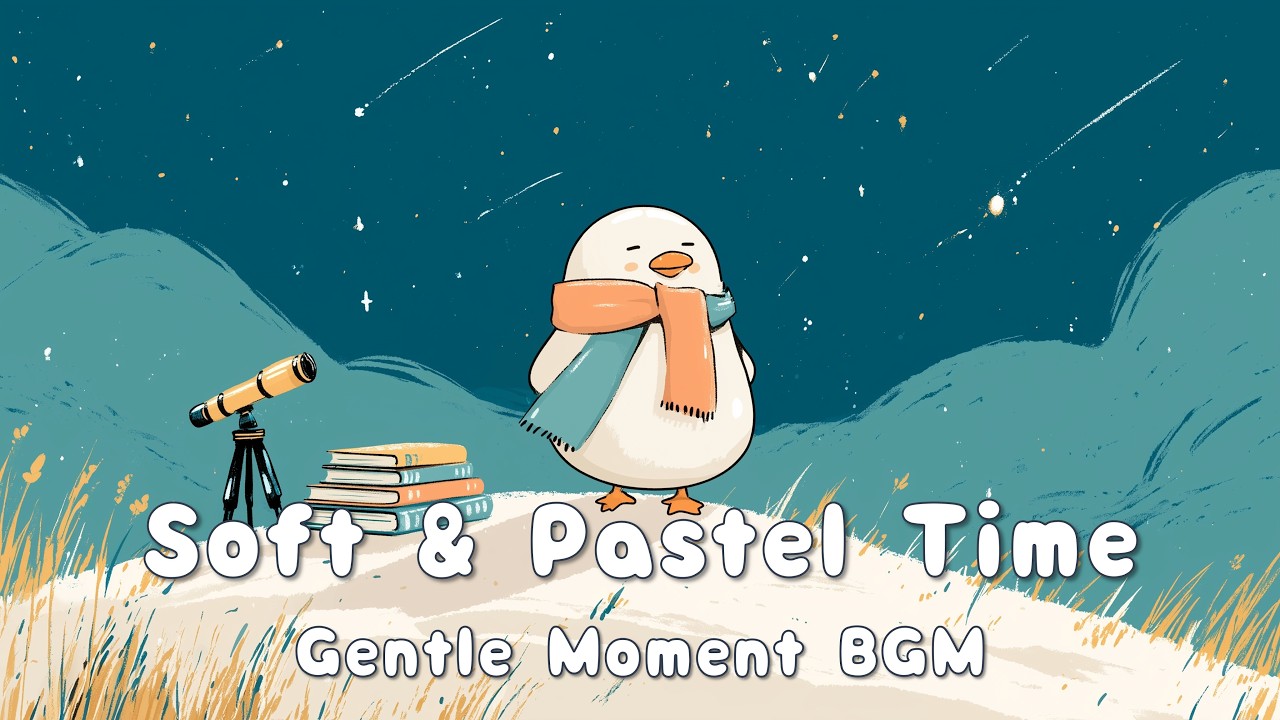 【Relax & Light Focus BGM | Pastel Cozy Music】星たちの話し声【作業用・リラックス・癒し】