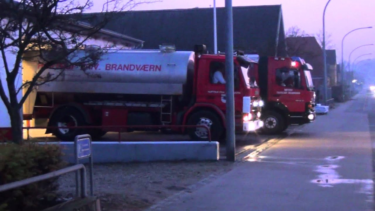 Hoptrup Frivillige Brandværn rykker ud