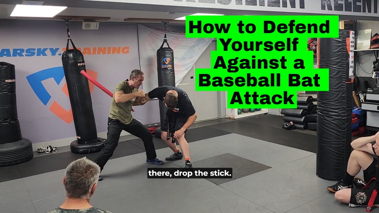How to Defend Yourself Against a Baseball Bat Attack  #selfdefense