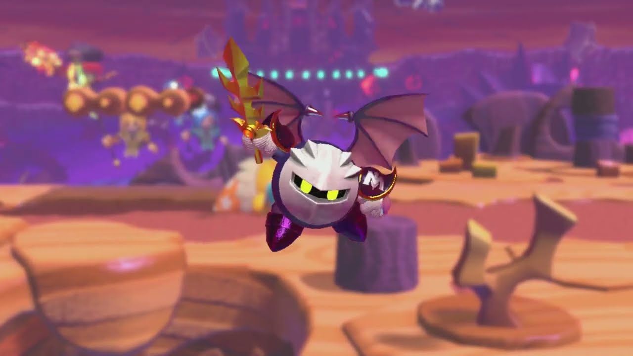 Kirby Fighters 2 - 100% - Single-Handed Mode - Hard - Meta Knight