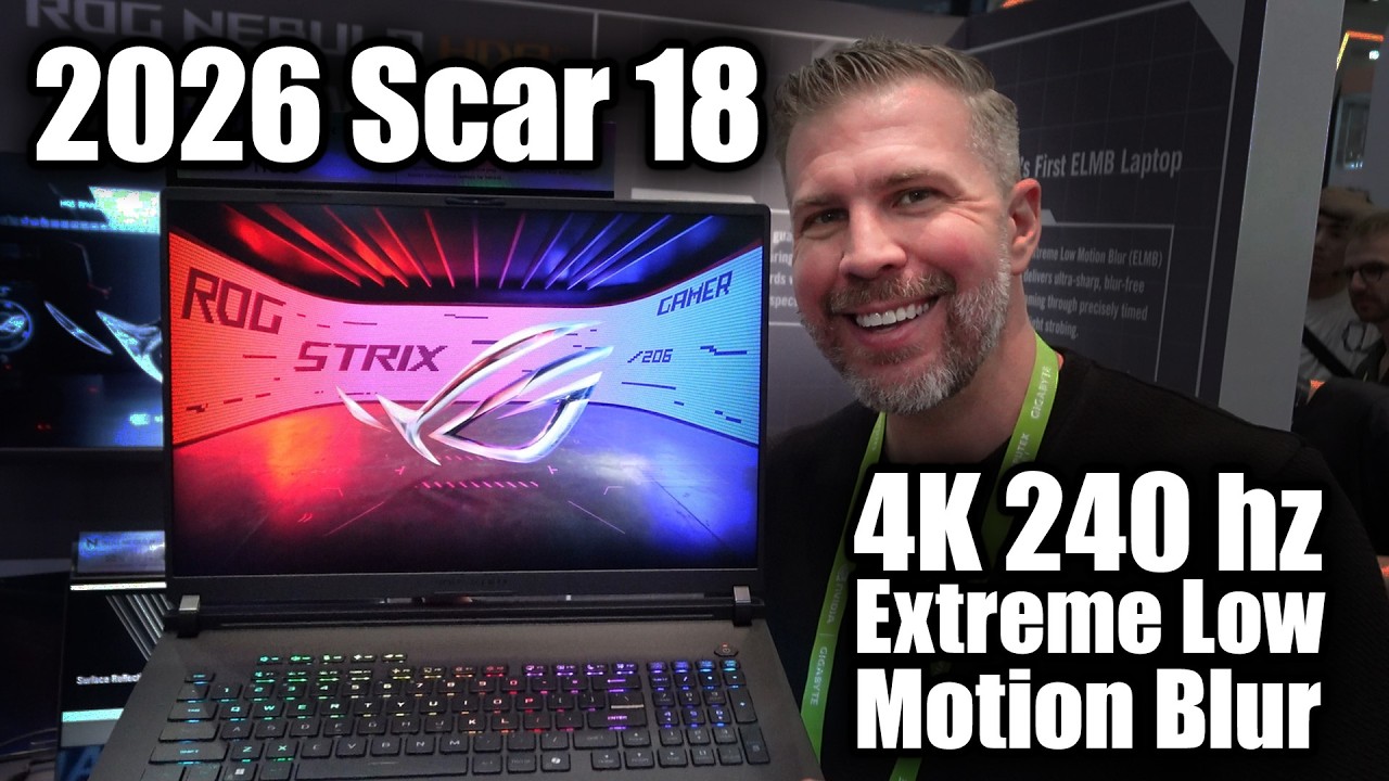 Революционная технология Extreme Low Motion Blur (ELMB) в Scar 18 2026 года + обзор Strix G18/Str...