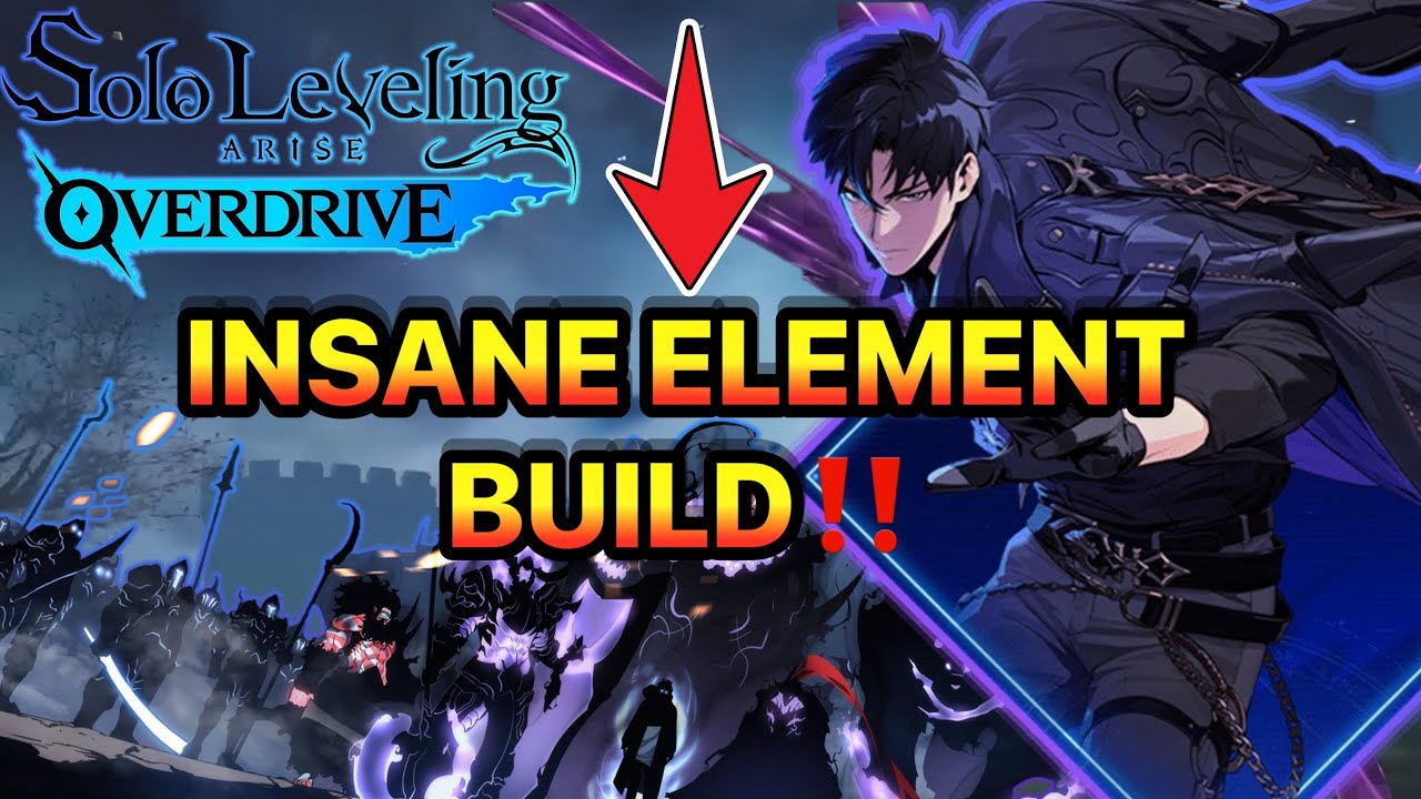 SOLO LEVELING ARISE: OVERDRIVE INSANE ELEMENTALIST BUILD GUIDE‼️