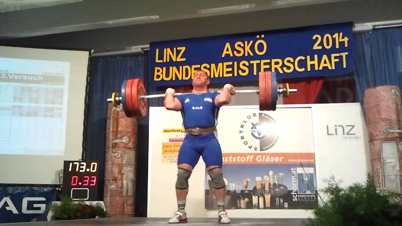 Sultan Aliev 173 kg Sto&szlig;en Masters II Rekord