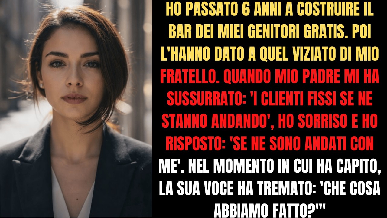 Hanno dato il mio Bar a mio Fratello: La mia Vendetta è stata Totale! 📉🔥