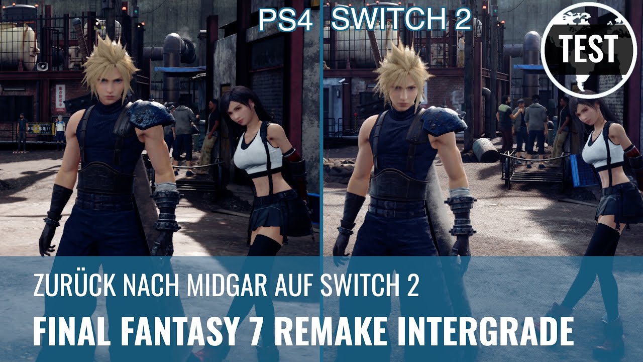 Final Fantasy 7 Remake Intergrade: Grafische Abstriche auf Switch 2 (4K, REVIEW, GERMAN)