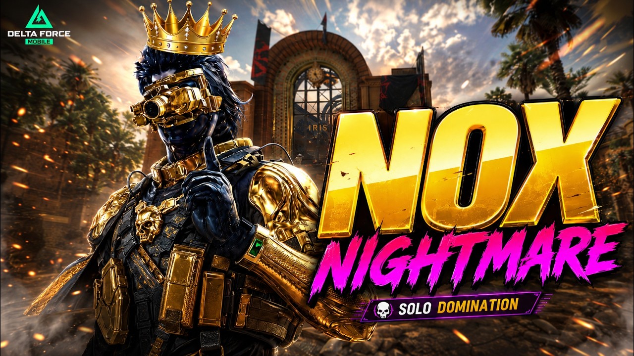 HOW I USED NOX TO DESTROY EVERY SQUAD IN DELTA FORCE MOBILE 🥷🔥
