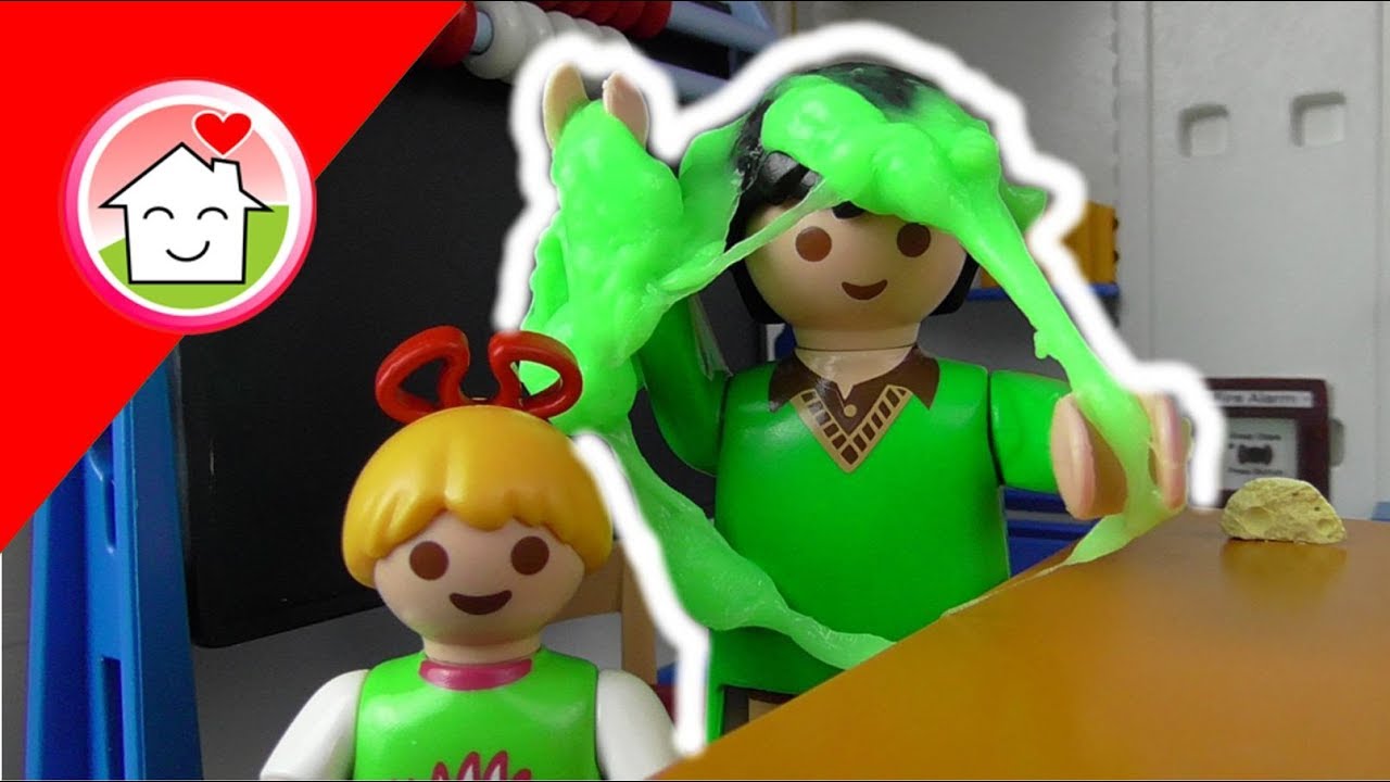 Playmobil Film deutsch Schleimalarm in der Schule - Familie Hauser