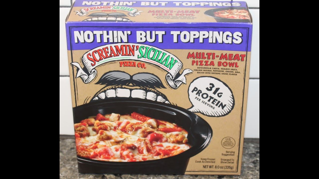 Screamin’ Sicilian Pizza Co. Nothin’ But Toppings: Multi-Meat Pizza Bowl Review
