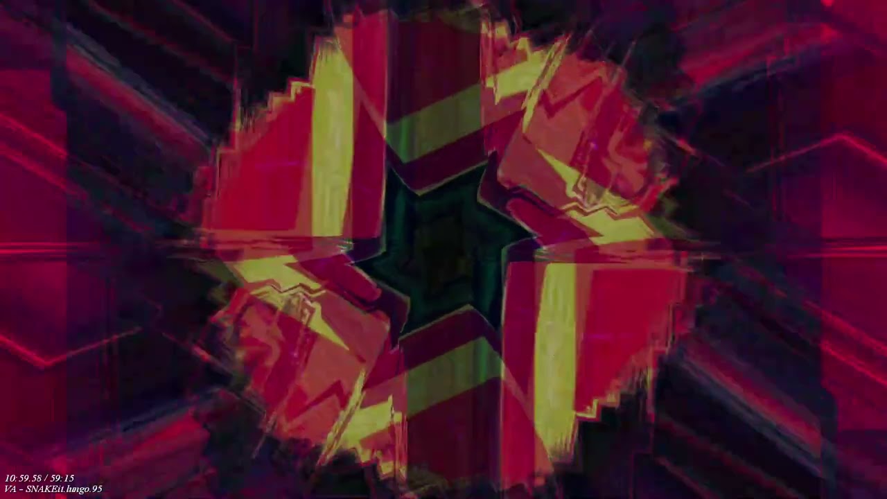 [ psychedelic visuals - Live DJ set - moOoncheese ] _ SNAKEit.lungo.95