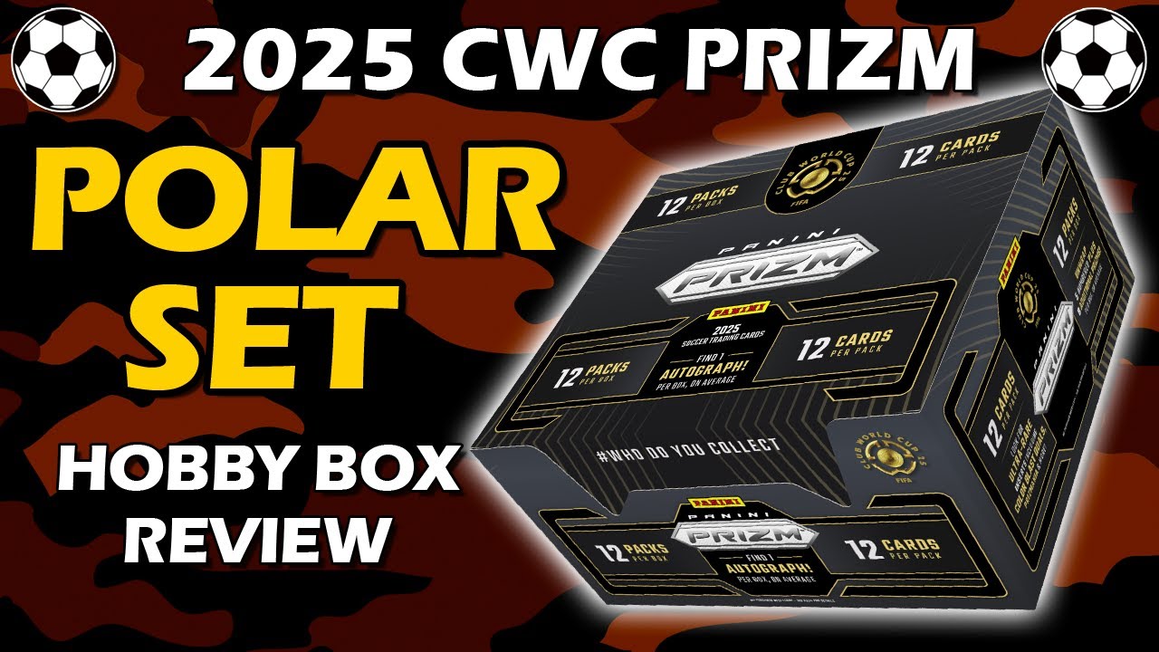 2025 Panini Prizm Club World Cup Hobby Box FIFA Soccer Review