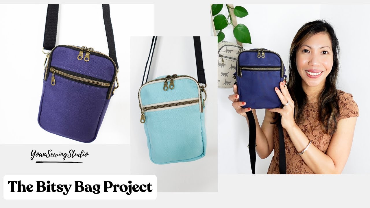 Проект «Bitsy Bag» — небольшая сумка через плечо в квадратном стиле — Учебник по шитью