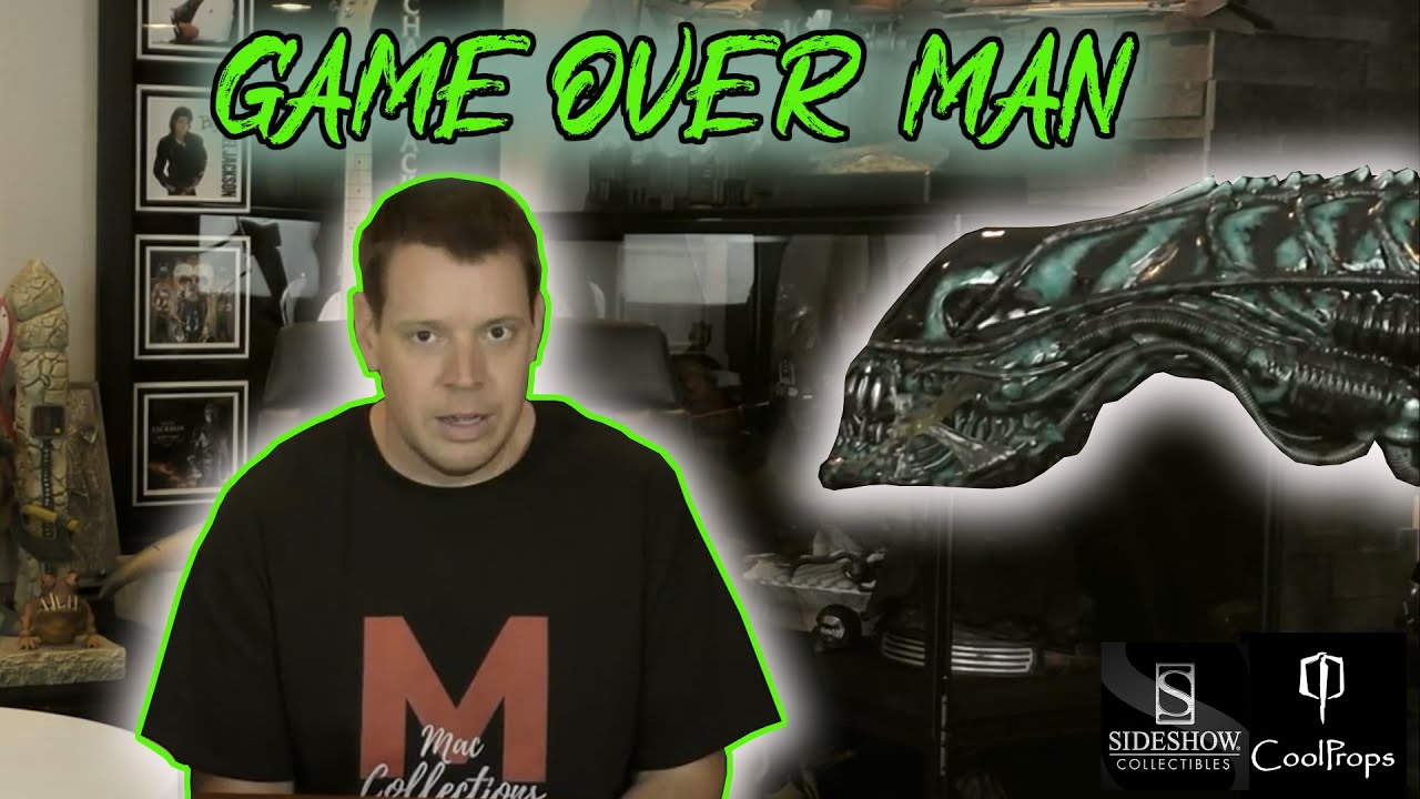 COOL PROPS & SIDESHOW ALIEN WARRIOR life size bust REVIEW