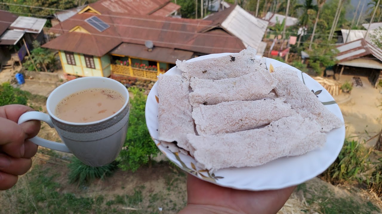 Sticky rice with black Sesame seeds||Amzu||Ao Naga