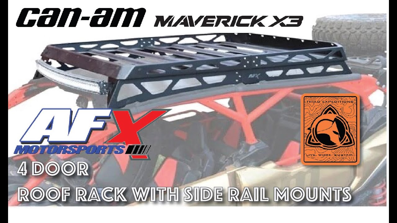 AFX Motorsports Can AM X3 Max Roof Rack Part 1