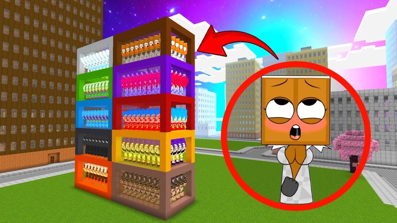 NEW & OLD Incredibox Sprunki Nextbots Addon In Coloured  Boxes Minecraft PE MOD