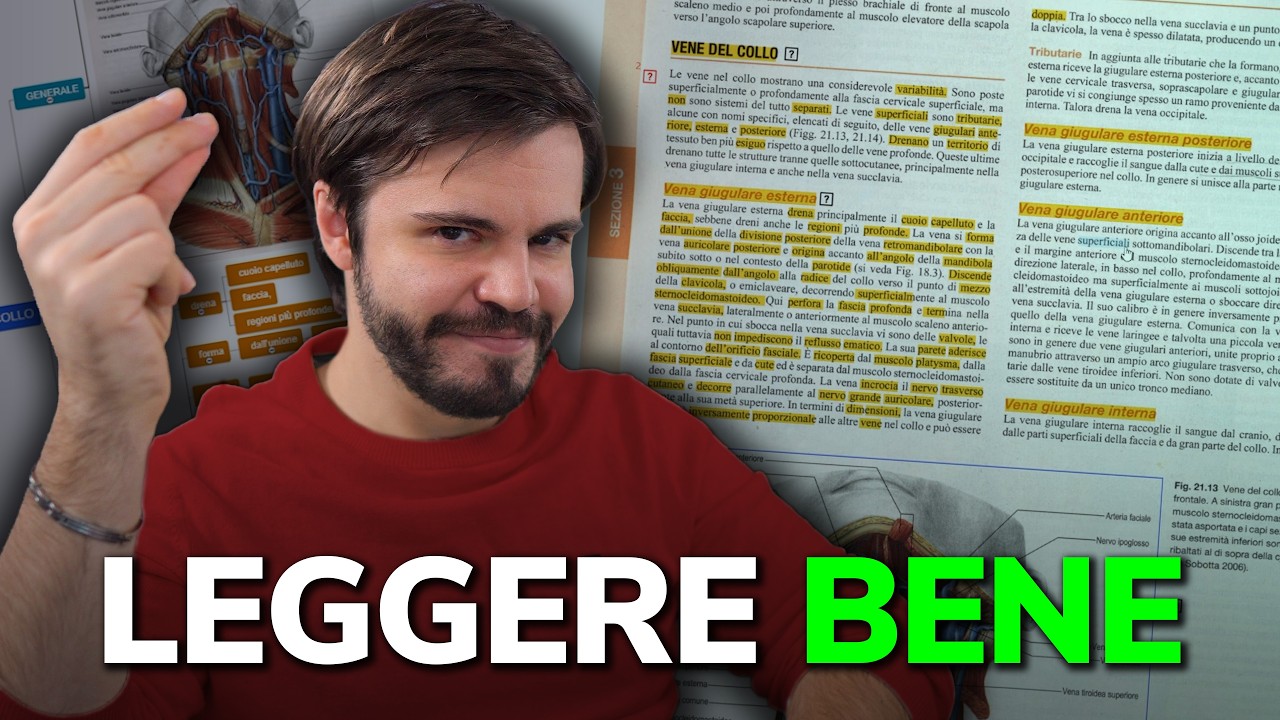 Come LEGGERE BENE per STUDIARE [Tutorial]