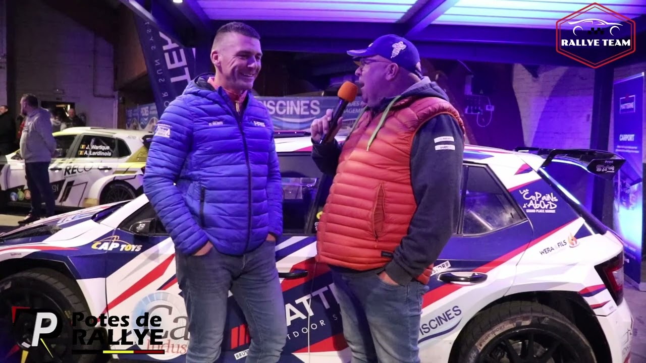 interview C HUBIN rallye de Hannut 2024