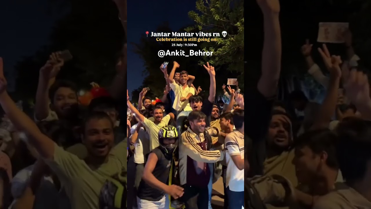 Jantar Mantar celebration 🎉 || #jantarmantar #protest #celebration
