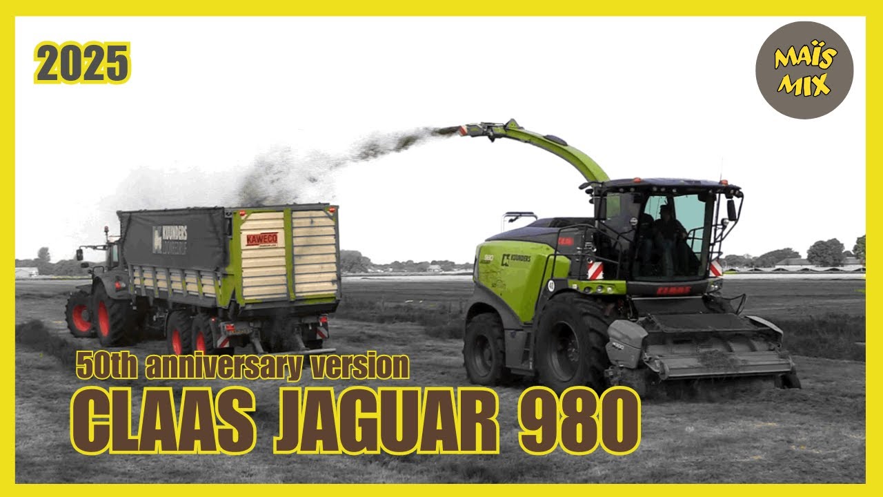 Gras 2025 | Claas Jaguar 980 50th Anniversary Edition | 3x Fendt met Kaweco Radium 255 | Volvo L90H