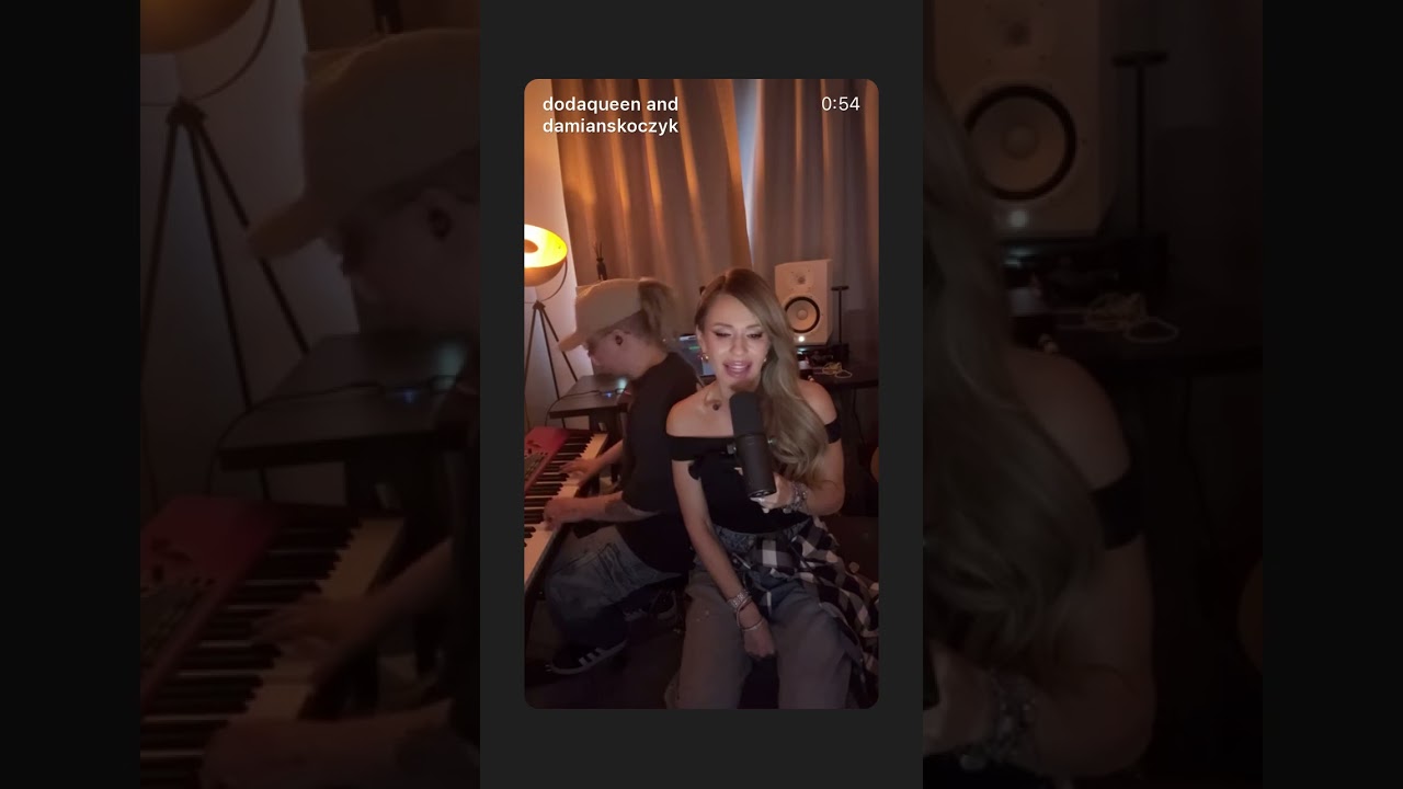 Doda i Damian Skoczyk w pięknym wykonaniu utworu 🥂🥂🥂