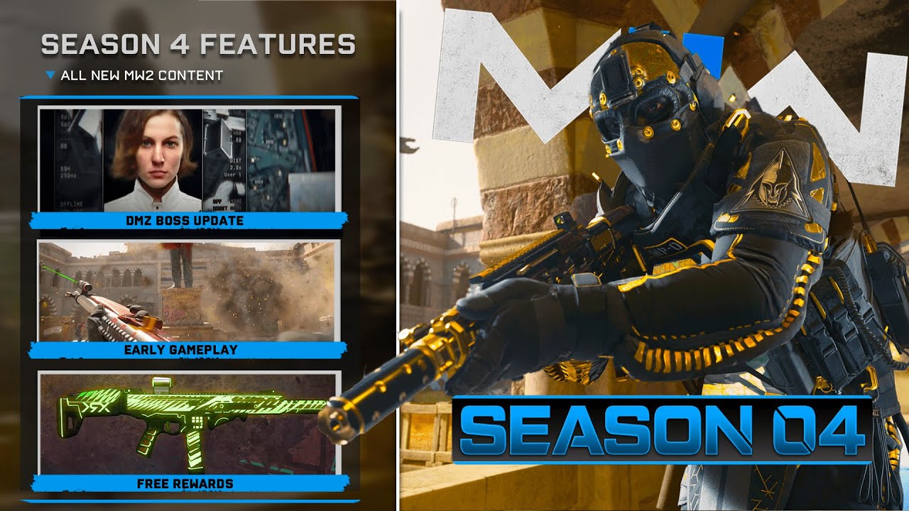 ALL NEW Season 4 Gameplay Changes! (DMZ, Maps, Rewards & More!) - Modern Warfare 2 Season 4
