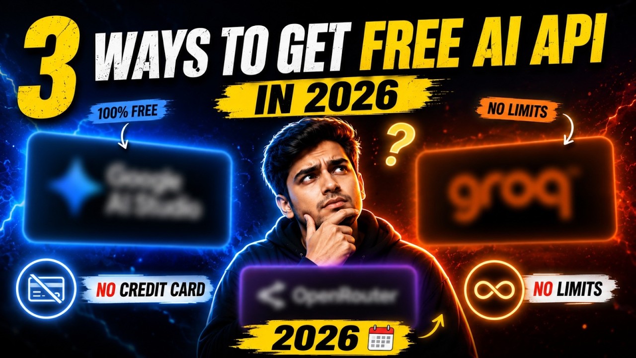 3 Ways to Get FREE AI API in 2026 &mdash; No Credit Card, No Limits