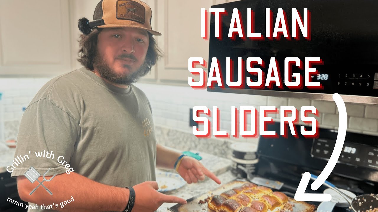 The BEST Italian Sausage SLIDERS that you can make!