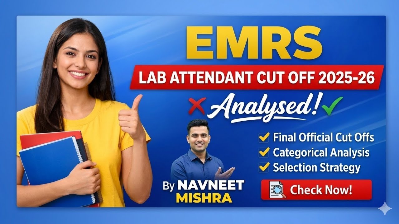 EMRS LAB ATTENDANT TIER- 2 CUT OFF 2026# LAB ATTENDANT CUT OFF # EMRS CUT OFF