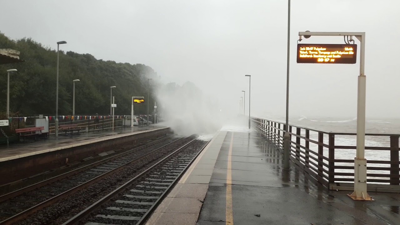 Commuting from Dawlish in a storm