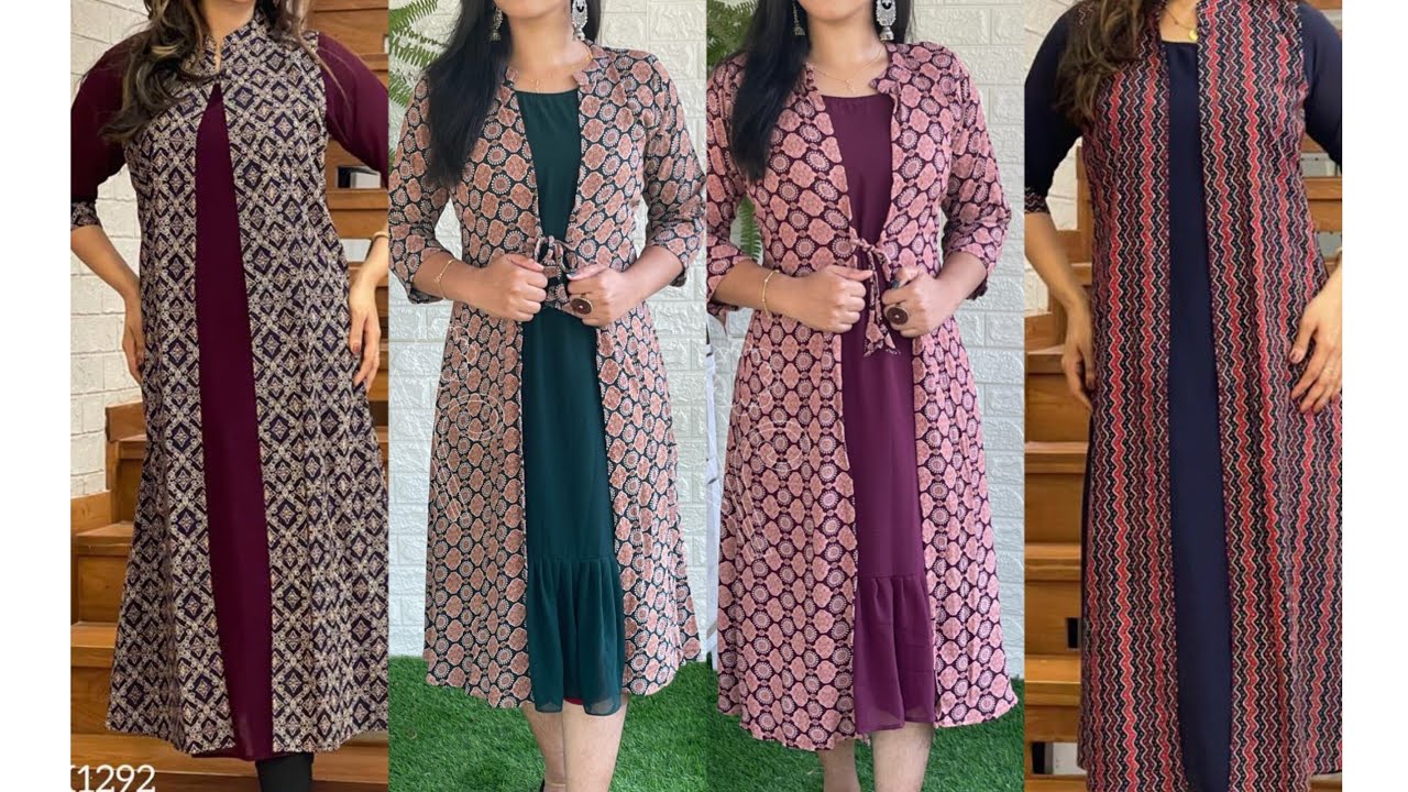 latest model long jacket kurti#latest #jacketkurti @MSCOLLECTIONS