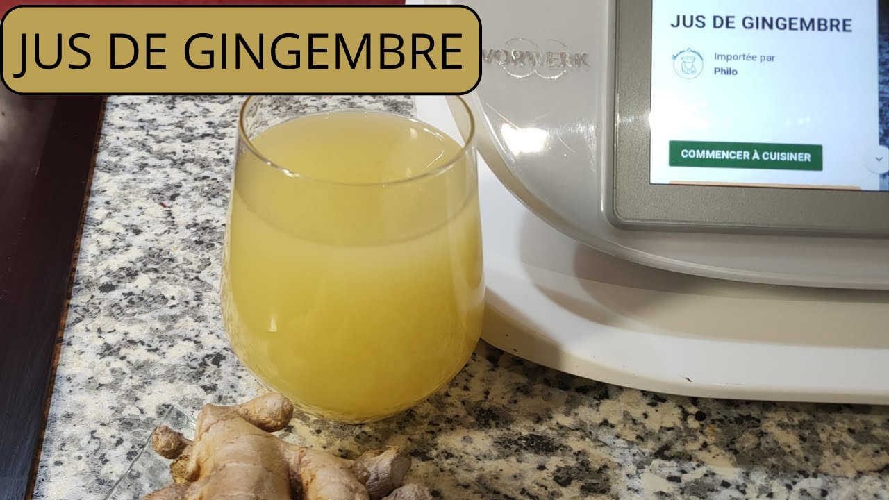 Le JUS DE GINGEMBRE : la POTION MAGIQUE pour BOOSTER votre ÉNERGIE en moins de 5 min !