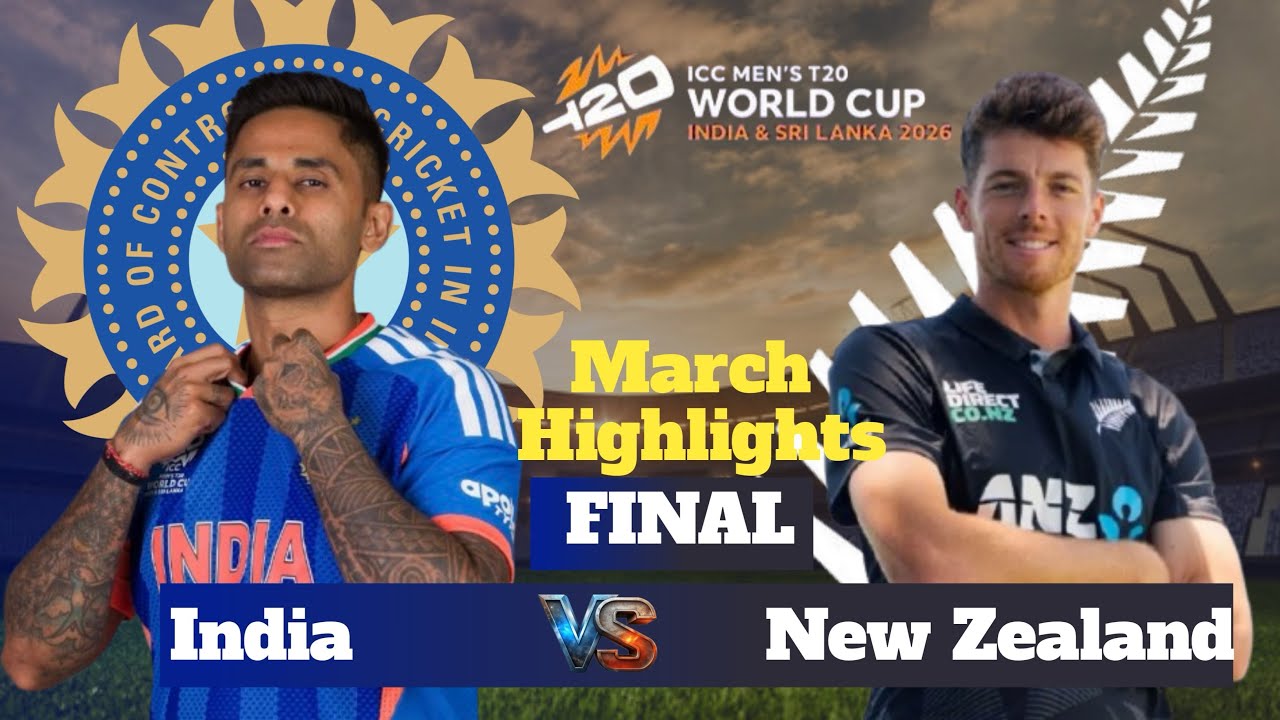 India Vs New Zealand Final Match Highlight 