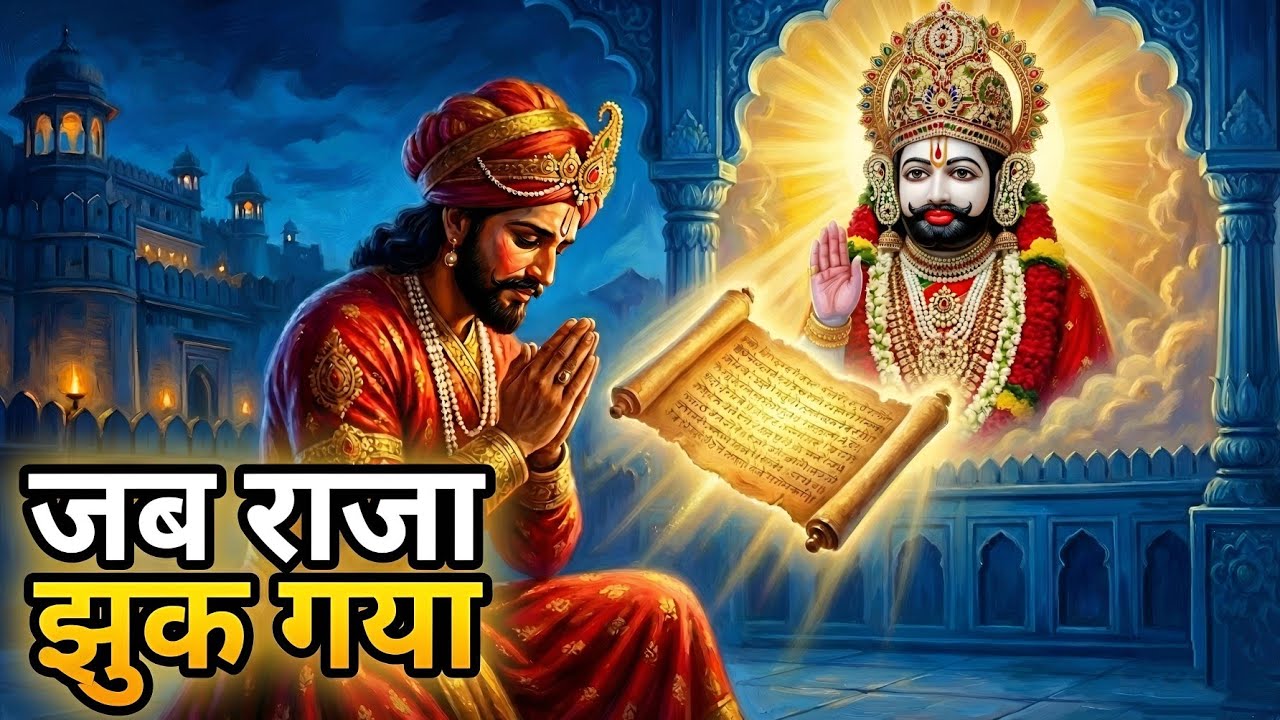 जब अलवर का राजा श्याम बाबा के आगे झुक गया #khatushyamji 